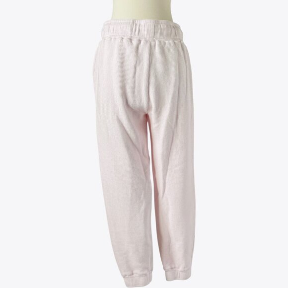 Negative Waffle Knit Jogger Pants Pink Lounge Sweatpants Size S - Picture 4 of 6